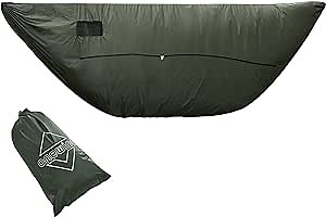 Onewind Hammock Zipper Windsock for Zipper Netted Hammock, Winter Sock for Wind Blocker, Lightweight and Wind-Resistant Protector for Cold Weather, OD Green