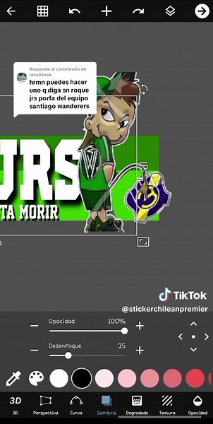 Crea tu sticker personalizado de Santiago Wanderers