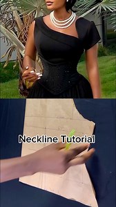 458K views · 7.2K reactions | Very easy asymmetric neckline tutorial for beginners 淋瑱… #goodnessorieke #sewingtutorial #sewing | Goodness orieke | Facebook