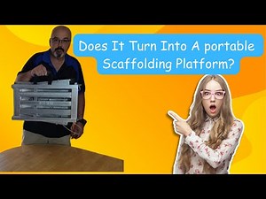 Work Platform Adjustable Height Steel Portable Scaffolding Platform