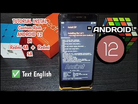Tutorial Instal Custom Rom Android 12 Di Redmi 4A + Redmi 5A