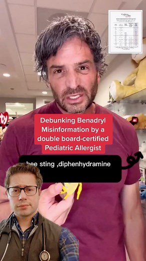 Debunking Benadryl Misinformation: A Pediatric Allergist's Perspective