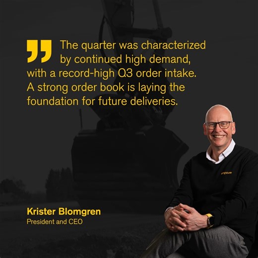 Today we have published our report for the third quarter of 2025. Take part of the result in the video or read the full report, link in comment | engcon