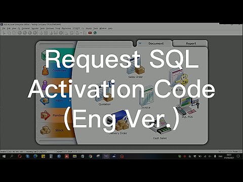 Request SQL Activation Code (English Ver.) | SQL Software