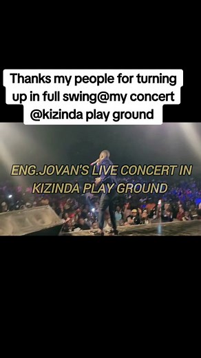 Eng.jovan Live in Concert at Kizinda Play Ground