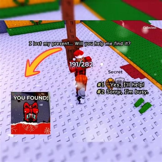 HOW TO GET SECRET "NO MY PRESENT" (Roblox Find the Brainrot) #roblox #robloxshorts #findthebrainrot