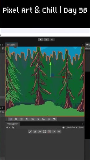 Pixel Art & Chill | Day 36 | Unity | ProtoSprite #pixelart #gamedev #unity #protosprite #unity2d