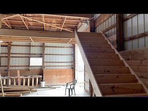 Build a Catwalk and Install Stairs in Barn
