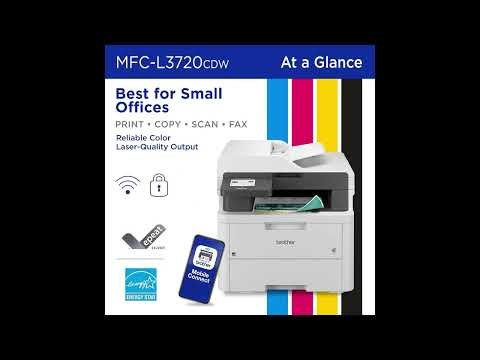 Brother MFC-L3720CDW Setup and Review Fast Reliable Color Laser Printer