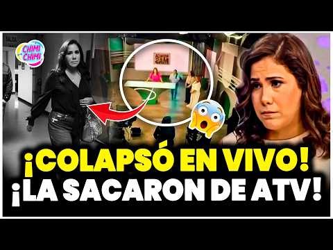 Andrea Llosa se quiebra en vivo tras quedar fuera de ATV y perder todos sus programas