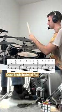 Crash Crash Bucket of Fish - Drum Lesson by Dex Star #drumlessons #drums #drumming #musician