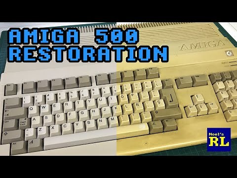 Amiga 500 Restoration and Retrobrighting