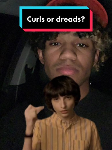 Keep the curls or get the dreads back?🤔 #dreads #curls #haircut