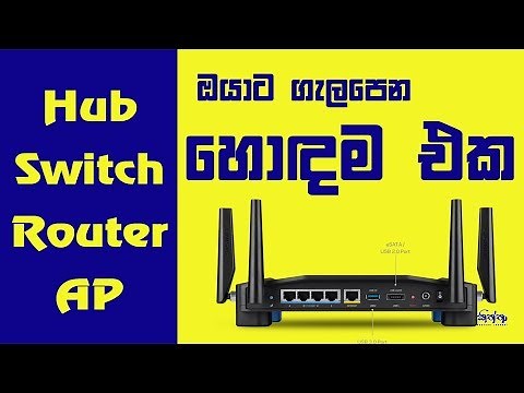 Difference between Router, Switch, Access Point, Modem and Hub
