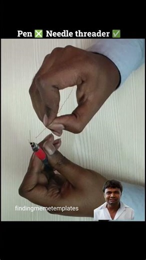 America sadme me hai 💀 II Bro made Needle Thread using pen meme templates#shorts #shortsvideo #viral