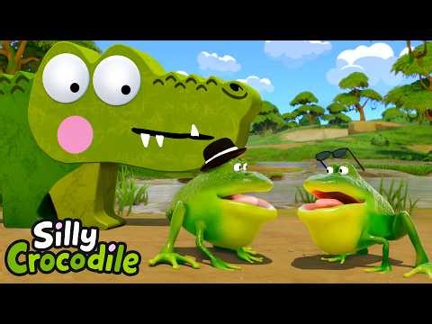 Silly Crocodile and The Arguing Frogs | Funny Kids Cartoon