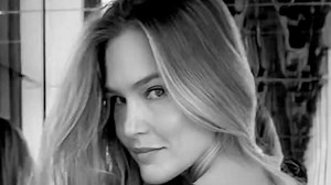 Bar Refaeli shows off slim figure in black underwear at photoshoot