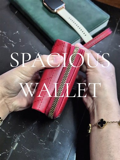 Spacious Wallet with Coin Pocket and Card Slots