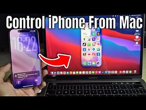 How to control iPhone from mac | iPhone mirror to mac