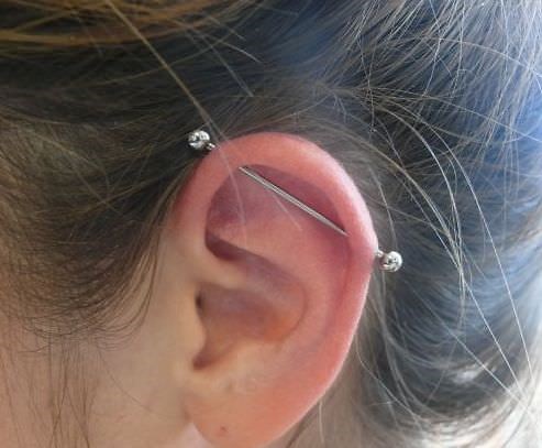 Industrial Piercings: Guide & Images - AuthorityTattoo