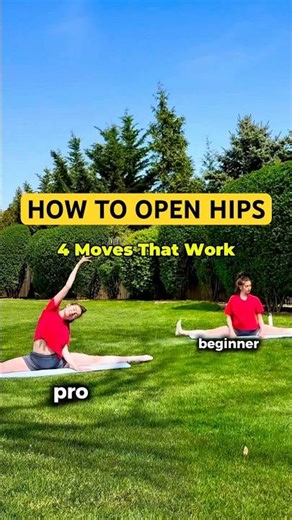 4 Moves That Open Your Hips FAST 🔥 #flexibility #shorts #stretching #yogapractice