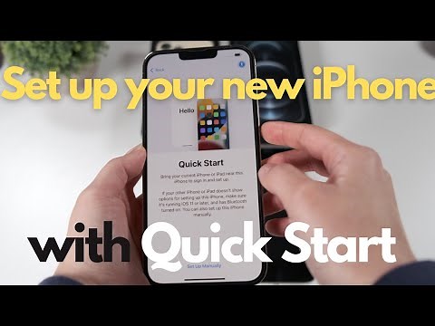 Set up your new iPhone 13 by transferring from your old iPhone!