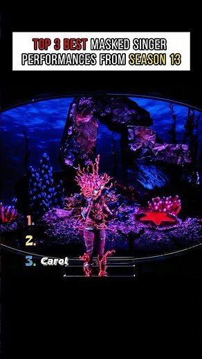 Top 3 Best Masked Singer performances from Season 13 #themaskedsinger #musiccompetition #shorts