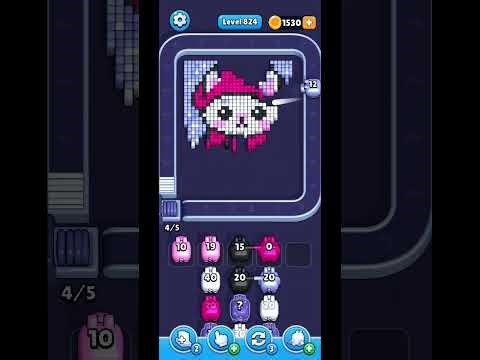 Pixel Flow Level 824 walkthrough (no commentary)