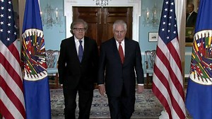 This afternoon, Secretary of State Rex Tillerson met with Organization of American States Secretary General Luis Almagro, at the Department of State. | U.S. Department of State