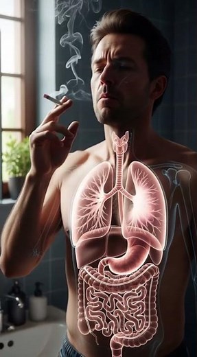 What Happens Inside Your Body When You Smoke a Cigarette | 3D Human Anatomy Animation