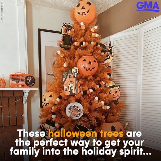 78K views · 172 reactions | These Halloween trees are a boo-tiful way to get in the holiday spirit amid COVID-19!  https://gma.abc/2Hw6NkT | Good Morning America | Facebook