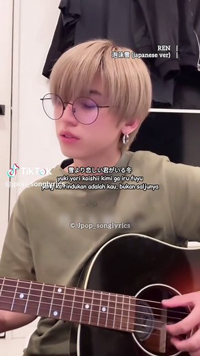[REN - 泡沫雪 (JAPANESE VER)] ... #ren #泡沫雪 #jpop #lagujepang #jpop_songlyrics