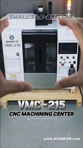 Compact 3/4Axis NC Machining CenterSmall Benchtop Milling Machine SVANFON Precision DIY Metalworking