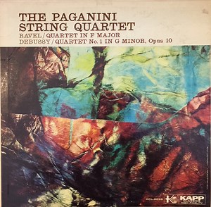 The Paganini String Quartet, Ravel, Debussy - Quartet In F Major, Quartet No. 1 In G Minor, Opus 10
