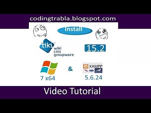 Install Tiki Wiki CMS Groupware 15.2 on Windows 7 localhost ( XAMPP 5.6.24 ) byAO