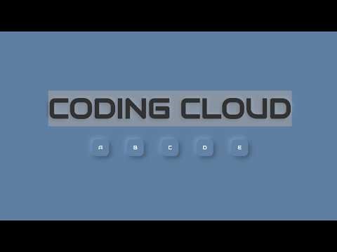 How to Create Button Designs with Text Shadow & Hover Effects | Coding Cloud