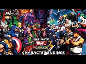 Ultimate Marvel vs Capcom 3: All Character Endings (アルティメット マーヴル VS. カプコン3)