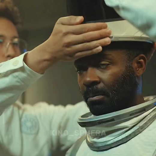 Futuristic Astronaut Scenes in Sci-Fi Movie