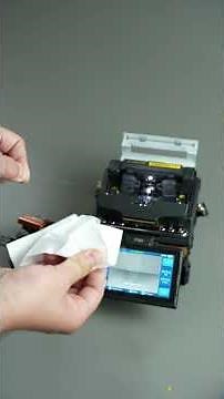 How to do arc calibration? #fibersplicer #fiberopticcable #fiberoptic #fiberoptics #fibersplicing