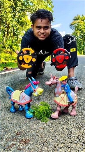 Amr Remote Control Donkey 🫏 and Giraffe 🦒 Unboxing Dekho 🔥🤪