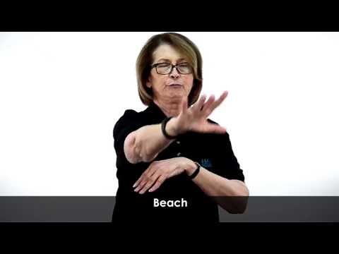 Harris Communications ASL Word of the Week: Beach
