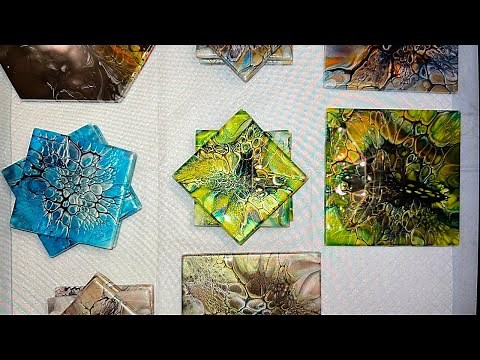 #41 How I Resin Ceramic Tiles to Make Coasters; How to Remove Tape From the Back of a Resin Project