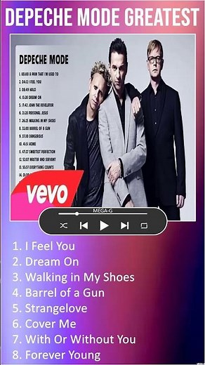 Depeche Mode Greatest Hits - Best of Depeche Mode Playlist 2023 #shorts