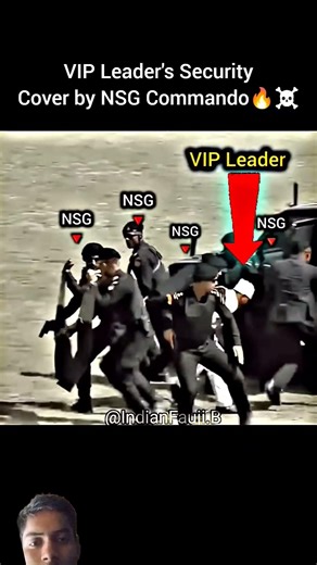 VIP Security Cover by NSG Commando🔥☠️⚔️ #nsg #specialforces #vip #protection #commando #spg #army
