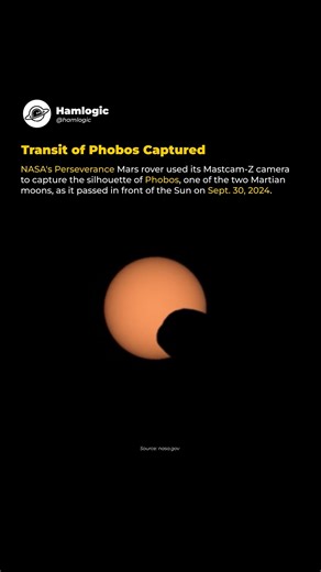 Phobos Eclipse Seen From Mars, Captured by NASA’s Perseverance