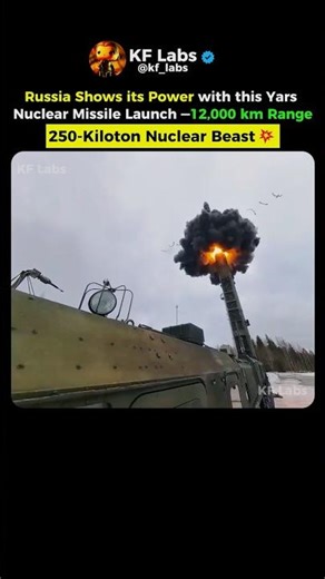 Russia Tests Its Yars Nuclear Missile 🚀🇷🇺
