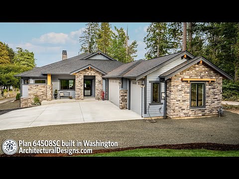 Modern Craftsman House Plan 64508SC Full Walkthrough!