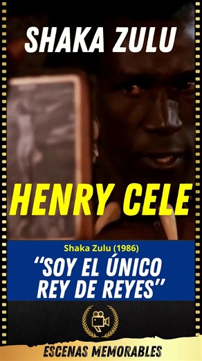 Shaka Zulu (1986) - Henry Cele “Soy el único Rey de Reyes” “Cristo tenía que morir para que el cielo me entregara su poder”, afirma con firmeza Henry Cele en su papel de Shaka, el Rey Zulu, en la serie Shaka Zulu. En la escena donde, al ver por primera vez una Biblia y la imagen de Cristo crucificado, comprende el mecanismo de control detrás de esa fe y declara que, en el cielo Zulu, él es el único Rey de Reyes. #escenasmemorables #henrrycele #shakazulu #cristo #reydereyes | Escenas Memorables