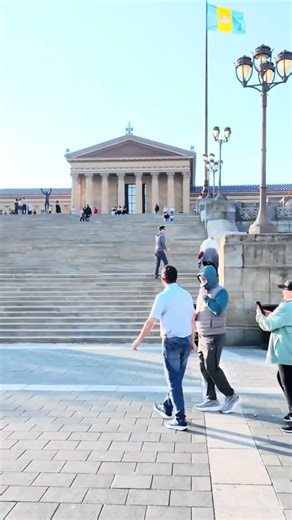 Visit to Rocky steps Philadelphia, USA 🇺🇸 #pashto #pashtovlog #pashtovideo #short
