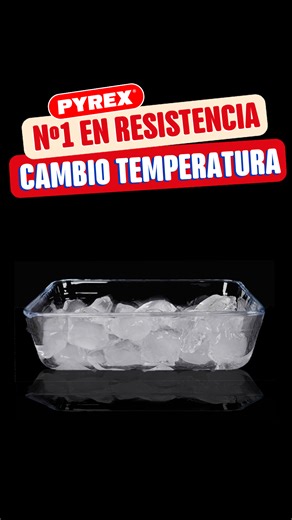 9.5K views · 19 reactions | Una vez más, Pyrex demuestra por qué es la marca nº1 en resistencia  Nuestras fuentes de vidrio soportan cambios de temperatura extremos sin perder ni forma ni rendimiento, para que cocines siempre con total tranquilidad ❄️ #PyrexEspaña #resistencia #vidrio #cocina #receta | Pyrex España | Facebook